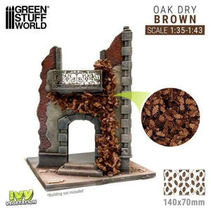 Greenstuff World Hobby GSW - Ivy Foliage - Brown Oak - Large