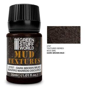 Greenstuff World Hobby GSW - Mud Textures - Dark Brown - 30ml