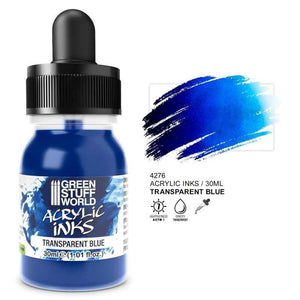 Greenstuff World Hobby GSW - Transparent Acrylic Ink - Blue