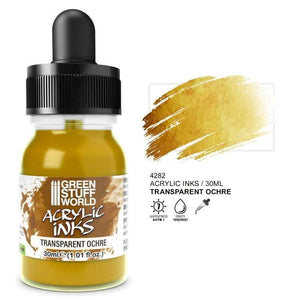 Greenstuff World Hobby GSW - Transparent Acrylic Ink - Ochre