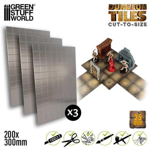 Greenstuff World Roleplaying Games GSW - Dungeon Tiles 25mm