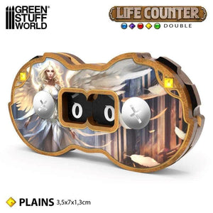 Greenstuff World Trading Card Games GSW - Double Life Counters - Plains