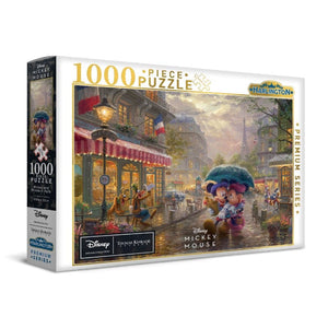 Harlington Jigsaws Thomas Kinkade - Disney - Mickey and Minnie in Paris (1000pc) Harlington