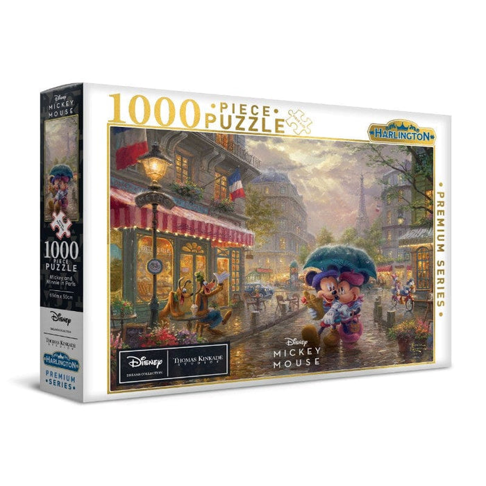 Thomas Kinkade - Disney - Mickey and Minnie in Paris (1000pc) Harlington