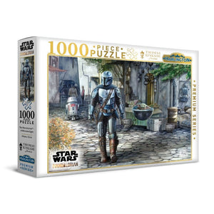 Harlington Jigsaws Thomas Kinkade - Star Wars - The Mandalorian - A Welcome Sight (1000pc) Harlington