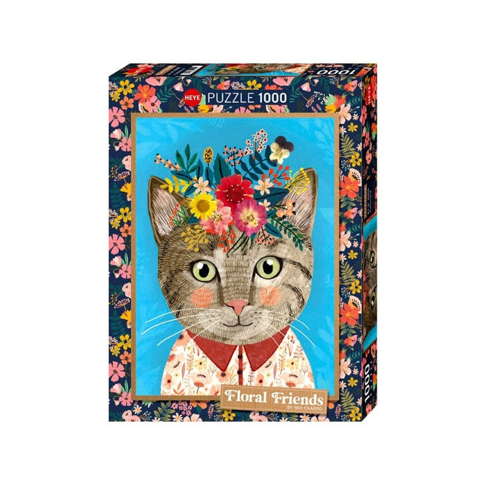 Floral Friends - Pretty Feline (1000pc) Heye