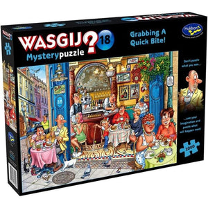 Holdson Jigsaws Wasgij? Mystery Puzzle 18 - Grabbing a Quick Bite (1000pc)