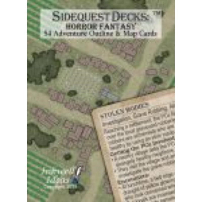 Sidequest Decks - Horror Fantasy - RPG Adventure Map Cards