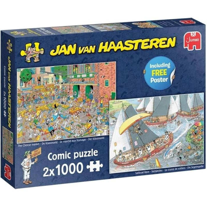 Cheese Market - Jan Van Haasteren (2x 1000pc)