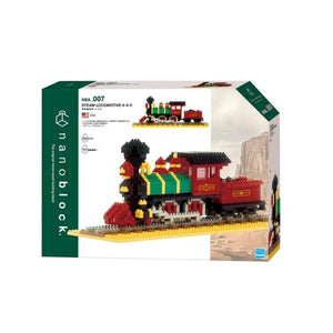 Kawada Construction Puzzles Nanoblock - Steam Locomotive 4-4-0