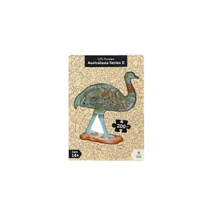 Let's Play Games Jigsaws LPG Oceania Series 02 - Emu (200pc Wooden Puzzle) (Unknown Release)