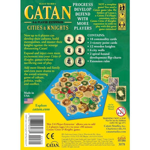 Mayfair Games Board & Card Games Catan - Cities & Knights 5-6 Extension (5th Ed)