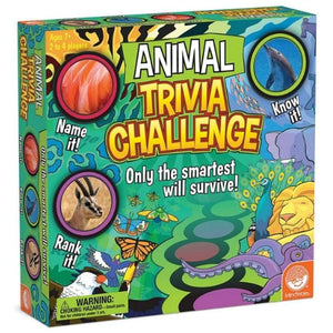 MindWare Board & Card Games Animal Trivia Challenge