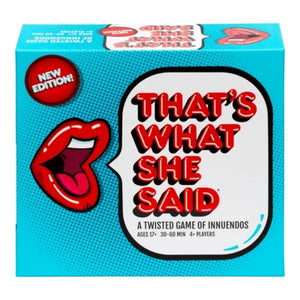 Moose Enterprises Board & Card Games Thats What She Said - New Edition