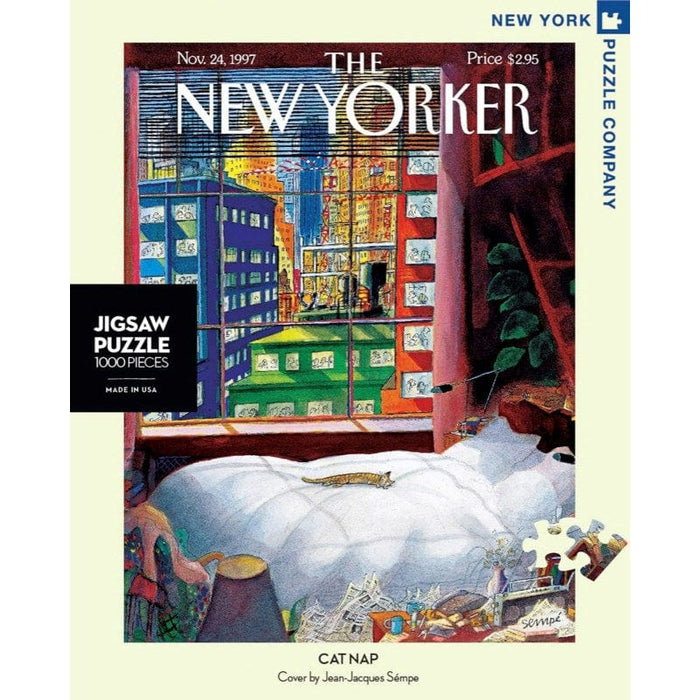 Cat Nap - The New Yorker (1000pc) New York Puzzle Company