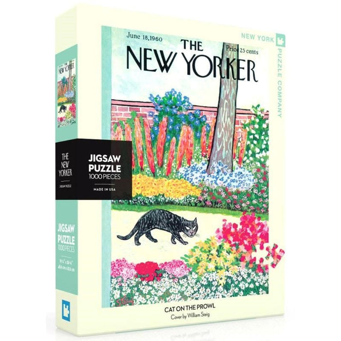 Cat on the Prowl - The New Yorker (1000pc) New York Puzzle Company