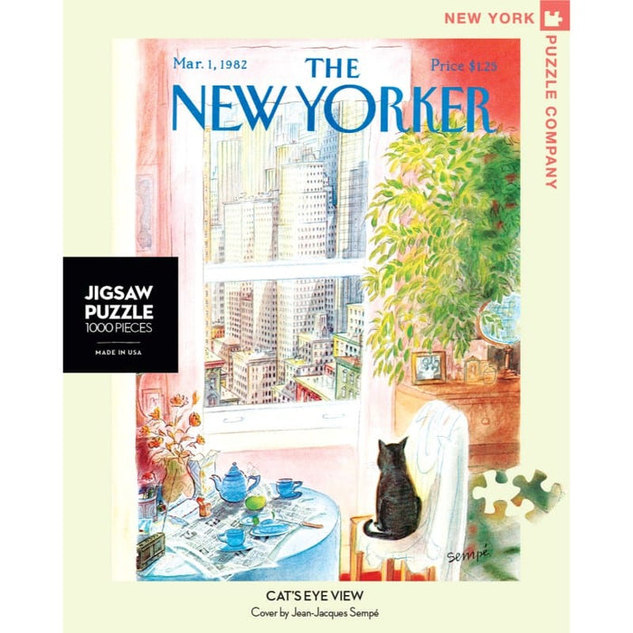 Cat's Eye View - The New Yorker (1000pc) New York Puzzle Company