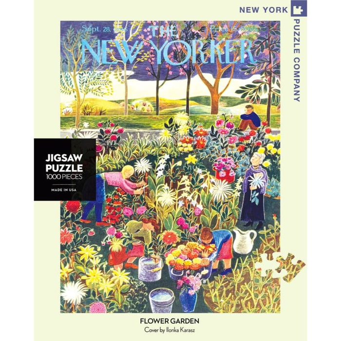 Flower Garden - The New Yorker (1000pc) New York Puzzle Company