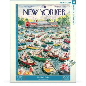 New York Puzzle Company Jigsaws Gridlock Lake - The New Yorker (1000pc) New York Puzzle Company