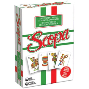 Outset Media Board & Card Games Scopa & Briscola - Double Deck Italian Playing Cards (New Packaging)