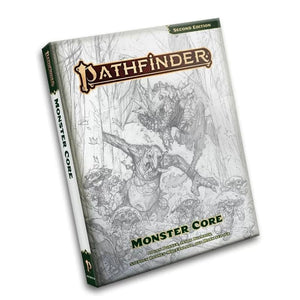 Paizo Roleplaying Games Pathfinder RPG Remaster - Monster Core Sketch Cover Edition