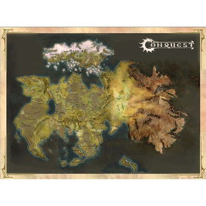 Para Bellum Wargames Miniatures Conquest - Conquest Cloth Map of Alektria, the first continent of EA