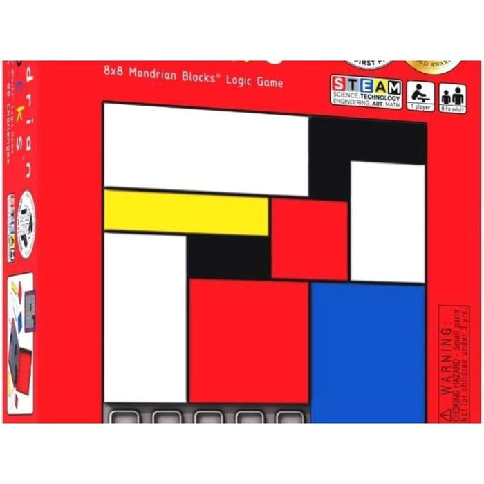 Mondrian Blocks - Puzzle Challenge (Red)