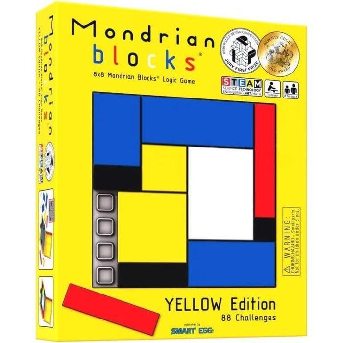 Mondrian Blocks - Puzzle Challenge (Yellow)