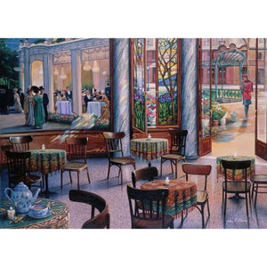 Ravensburger Jigsaws A Cafe Visit (1000pc) Ravensburger