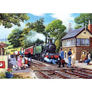 Ravensburger Jigsaws A Country Station (1000pc) Ravensburger