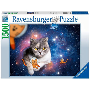 Ravensburger Jigsaws Cats Flying to Outer Space (1500pc) Ravensburger