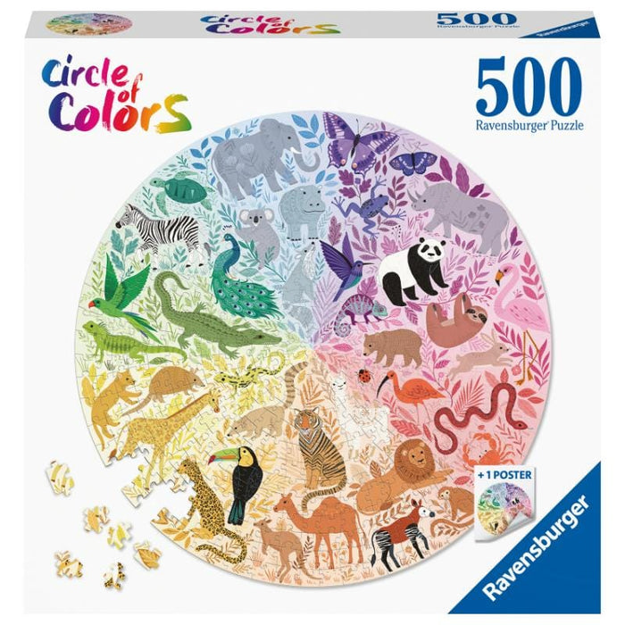 Circle of Colours - Animals  (500pc) Ravensburger