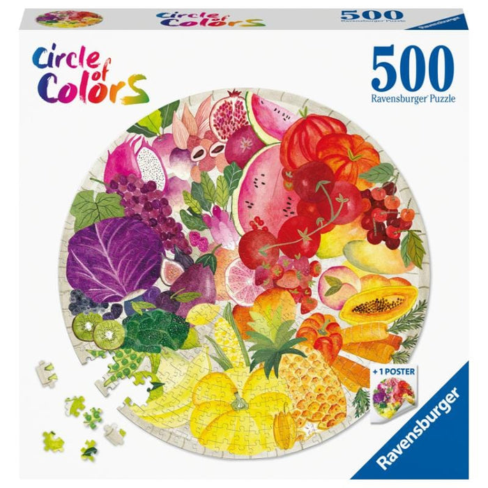 Circle of Colours - Fruits & Vegetables (500pc) Ravensburger