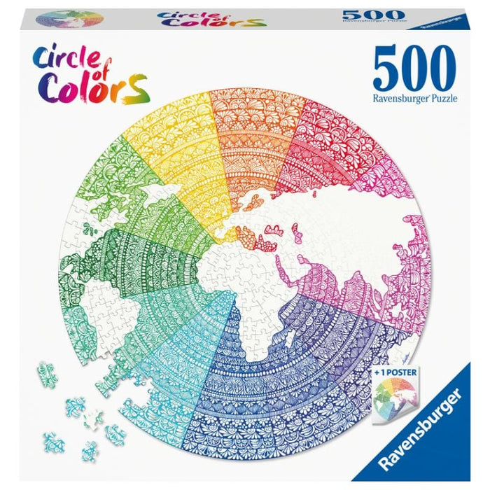 Circle of Colours - Mandala (500pc) Ravensburger