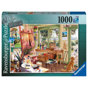 Ravensburger Jigsaws Haven No. 11: Artist's Shed (1000pc) Ravensburger