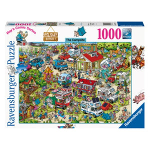 Ravensburger Jigsaws Holiday Resort 1 - The Campsite (1000pc) Ravensburger