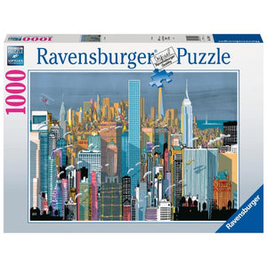 Ravensburger Jigsaws I am New York (1000pc) Ravensburger