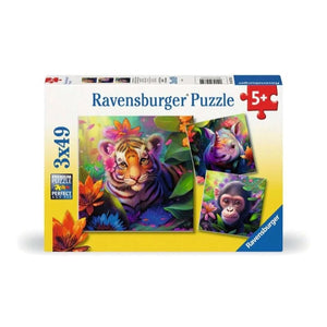 Ravensburger Jigsaws Jungle Babies (3x49pc) Ravensburger