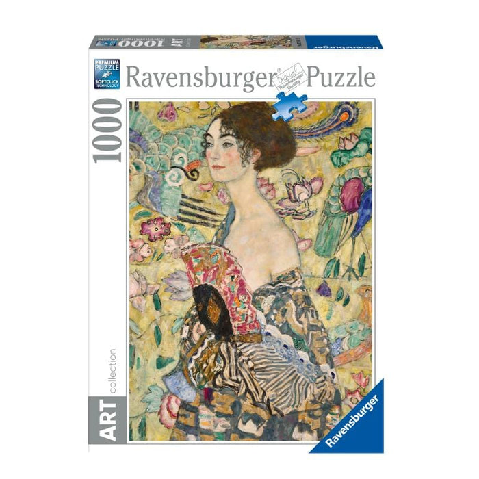 Klimt: Lady with a Fan (1000pc) Ravensburger