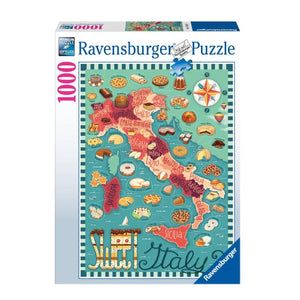 Ravensburger Jigsaws Map of Italy - Sweet (1000pc) Ravensburger