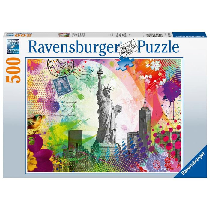 New York Postcard (500pc) Ravensburger