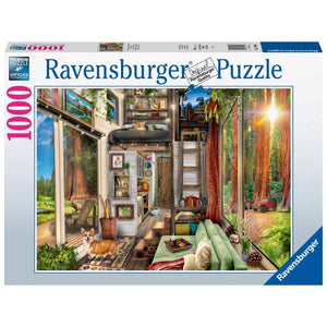 Ravensburger Jigsaws Redwood Forest Tiny House (1000pc) Ravensburger