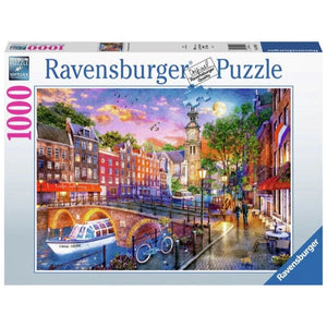 Ravensburger Jigsaws Sunset In Amsterdam (1000pc) Ravensburger