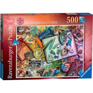 Ravensburger Jigsaws The Archaeologists Desk (500pc) Ravensburger