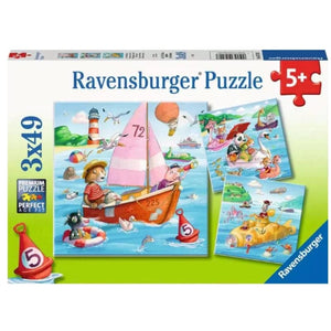 Ravensburger Jigsaws Water Vehicles (3x49pc) Ravensburger