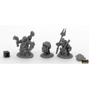 Reaper Miniatures Miniatures Reaper - Bones Black - Bloodstone Gnome Heroes (2)