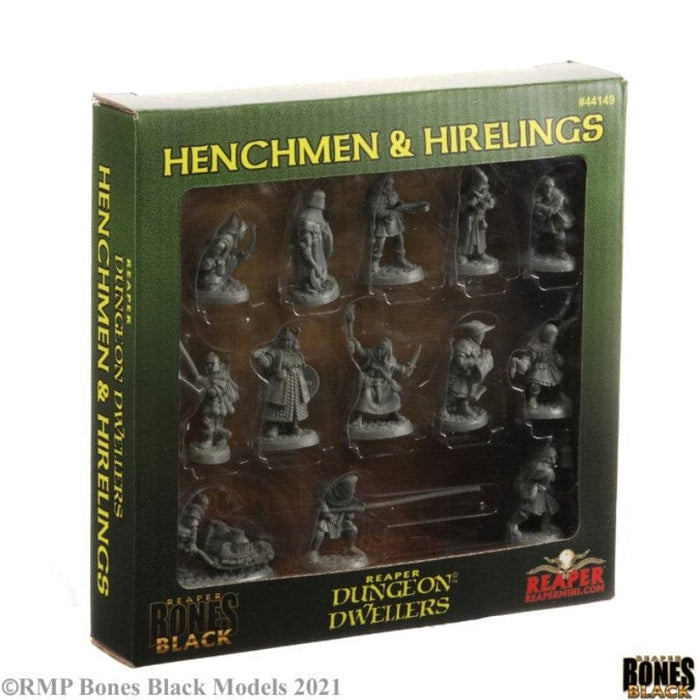 Reaper - Bones Black - Henchmen and Hirelings Boxed Set