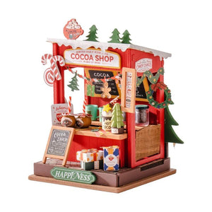 Robotime Construction Puzzles DIY Mini House - Cocoa Shop