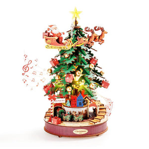 Robotime Construction Puzzles DIY Music Box - Christmas Melody Tree