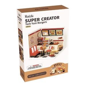 Robotime Construction Puzzles DIY Plastic Superstore - Yum Yum Burgers